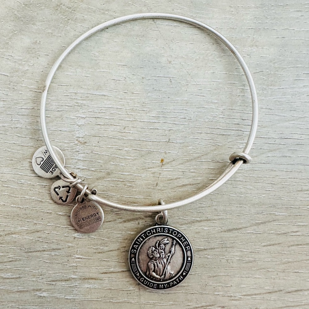 Alex and Ani Silver Saint Christopher Bracelet